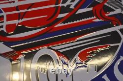 Grande plaque émaillée DIABOLINE essence enamel sign emailschild