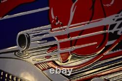 Grande plaque émaillée DIABOLINE essence enamel sign emailschild