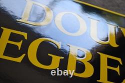 Grande plaque émaillée DOUWE EGBERTS 1753 café thé épicerie emailschilder