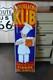 Grande plaque émaillée KUB bouillon 1 mètre enamel sign emailschild