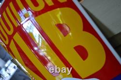 Grande plaque émaillée KUB bouillon 1 mètre enamel sign emailschild