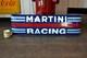 Grande plaque &eacute;maill&eacute;e MARTINI Racing Porsche enamel sign emailschild