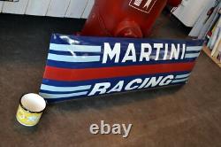 Grande plaque émaillée MARTINI Racing Porsche enamel sign emailschild