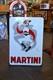 Grande plaque émaillée MARTINI jockey boissons alcoolisée emailschild