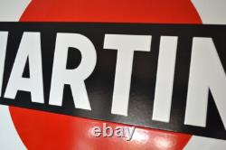 Grande plaque émaillée MARTINI vermouth dry - 1 mètre - enamel sign