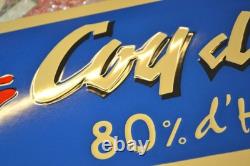 Grande plaque émaillée SAVON COQ D'OR pour la toilette et le ménage extra doux