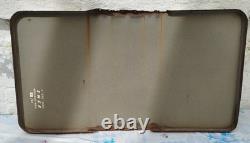 Grande plaque émaillée SNCF défense absolue Danger de mort 95 x 50 cm