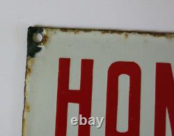 HOMMES, ancienne plaque émaillée hommes, rare en rouge, homme, hommes