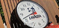 Horloge Cafe Espresso Lavazza Torino Vintage Pendule Horloge Publicitaire 90