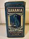 Incroyable! Boîte BANANIA Tchèque 1930s Ad Cocoa Tin Kakao Blechdose
