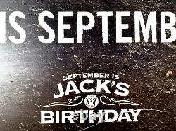 Jack Daniel's Birthday 2008 Enseigne Publicité Étain 40x60