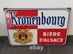 Kronenbourg, Ancienne Plaque Émaillée