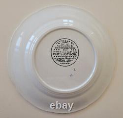 Lot 17 assiettes & plat chansons lustucru cartier millon 1930 n plaque emaillee
