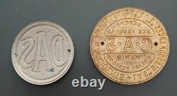 Lot 2 Anciennes Plaques Émaillées, Calandre Voiture, Automobilia, 24h du Mans