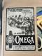 Lot 3 plaques m&eacute;tal vintage Omega Publicit&eacute;s d'&eacute;poque