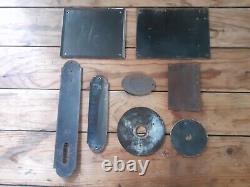 Lot de Plaque Emaillée d Utilité Bouillon Kub Plaque Propreté Ullrich's Germany
