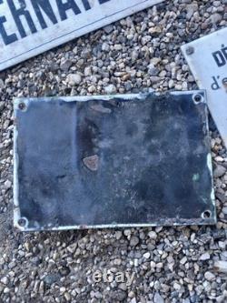 Lot plaque émaillée