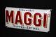 MAGGI à ´S Suppen-Artikel Réputé depuis Longtemps Plaque en Émail 49 X 24 CM