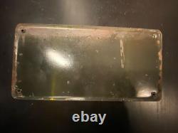 MANDRON CHICOREE. Plaque plate tôle émaillée- 1430 cm- Année 47