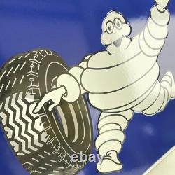 MICHELIN Bibendum Logo Panneau Émaillé Männchen 37x45 cm