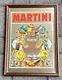 Martini&rossi 1970's Miroir Publicitaire 43x32