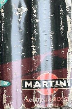 Martini&rossi Enseigne Publicité En Étain 45X31