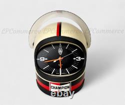 Montre casque publicitaire Champion mur casque horloge design
