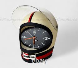 Montre casque publicitaire Champion mur casque horloge design
