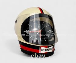 Montre casque publicitaire Champion mur casque horloge design