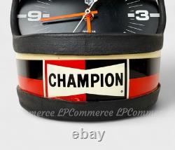 Montre casque publicitaire Champion mur casque horloge design