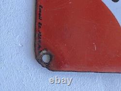 N. 2 ancienne plaque émaillée SAP Rare 23 /23 cm