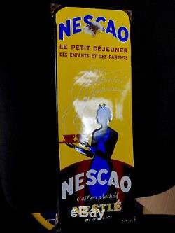 Nescao Plaque Emaillee Ancienne-nestle