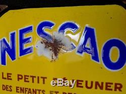 Nescao Plaque Emaillee Ancienne-nestle