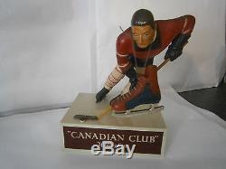 Objet pub Canadian Club Whisky Ice Hockey Hancock bistrot patin à glace Canada
