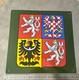 Orig. Emaileschild Cz Armoiries 30x30cm