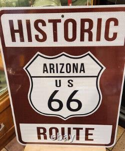 PANNEAU ROUTE 66 HISTORIC ARIZONA road sign USA