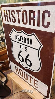 PANNEAU ROUTE 66 HISTORIC ARIZONA road sign USA