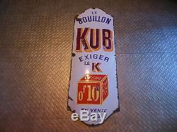 Plaque Emaillee 0.10 Cts Bouillon Kub
