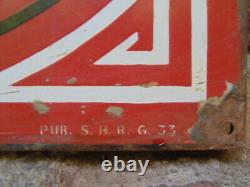 PLAQUE EMAILLEE ANCIENNE HUILES RENAULT ANNEES 30 / AUTOMOBILIA 30th