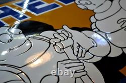 PLAQUE EMAILLEE MICHELIN paradis enamel sign emailschild