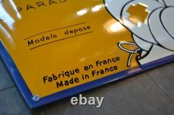 PLAQUE EMAILLEE MICHELIN paradis enamel sign emailschild