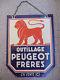 PLAQUE EMAILLEE PEUGEOT OUTILLAGE