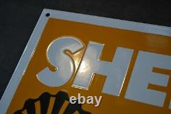 PLAQUE EMAILLEE SHELL OIL huile 7050 cm enamel sign