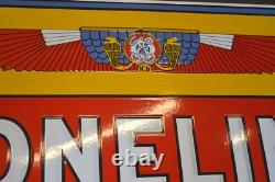 PLAQUE EMAILLEE TONELINE huile pour autos enamel sign emaischild