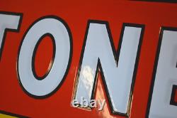 PLAQUE EMAILLEE TONELINE huile pour autos enamel sign emaischild