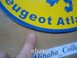 PLAQUE EMAILLEE émaillée PEUGEOT AMICALE RéTRO ATLANTIQUE ovale automobile