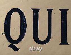 PLAQUE PUBLICITAIRE 1900 ANTIQUITÉS pour Commerce BROCANTE ANTIQUAIRE Garreau &