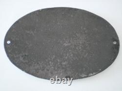 PLAQUE émaillée COUSANCELLES Fabrique FOURS Prè Bar le Duc Commercy Verdun MEUSE