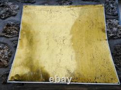 PLAQUE en TOLE PUBLICITAIRE Ancienne MICHELIN X 1965 no émaillée pirelli dunlop