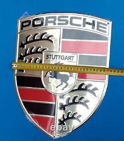 PORSCHE PLAQUE MÉTALLIQUE DÉCORATIVE POUR LE GARAGE LE PUB LE ROOM 390mmX300mm